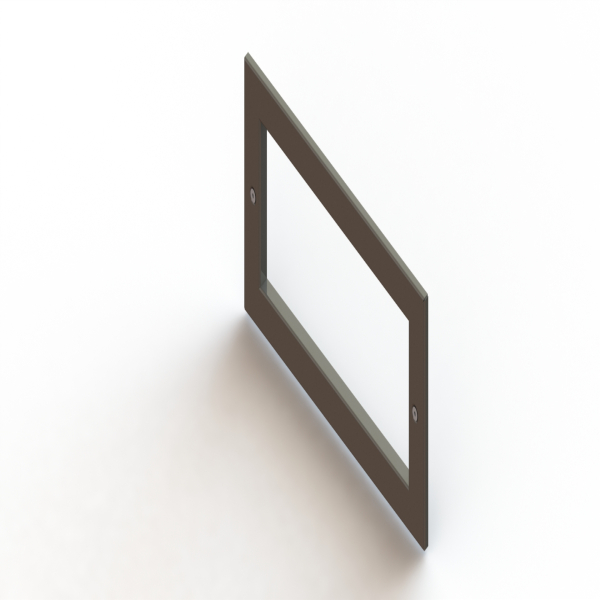 Kit marco inox embellecedor para skimmers abs boca ancha cód. 01