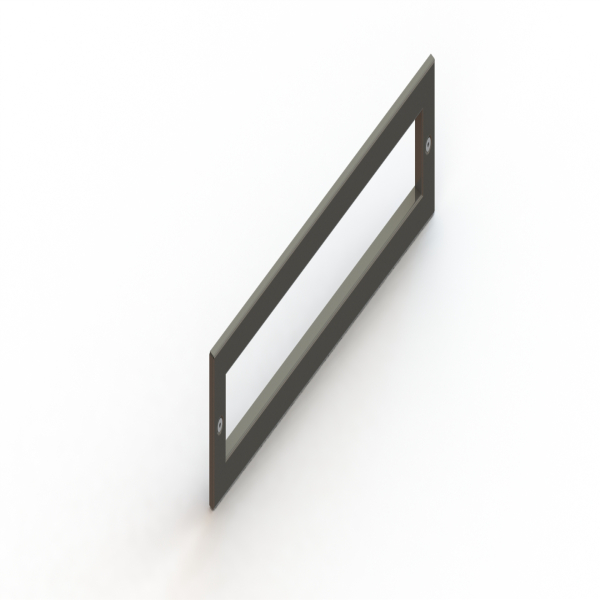 Kit marco inox embellecedor para skimmers abs boca norm (cód. 56