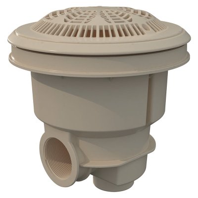 Sumidero norm rejilla antivortex con insertos color beige