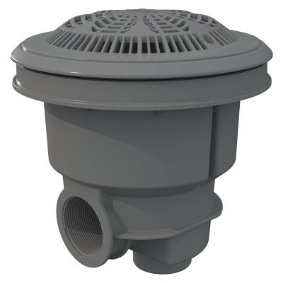 Sumidero norm rejilla antivortex con insertos color gris claro