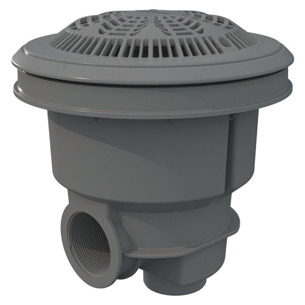 Sumidero norm rejilla antivortex con insertos color gris claro