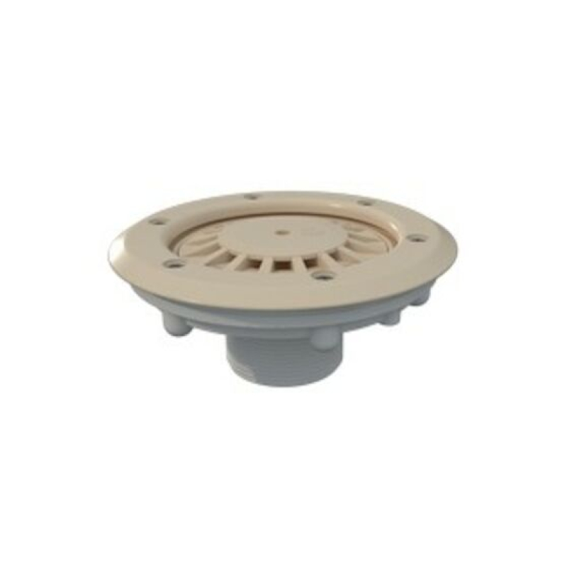 Boquilla fondo pisc. pref. abs rosca d. 2'' color beige