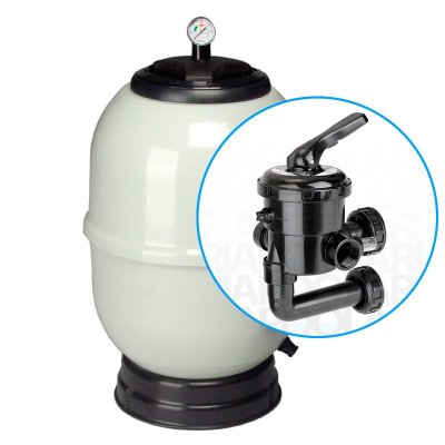 Filtro aster alt rendim. - ø 750 + valv 1 1/2'' automatica