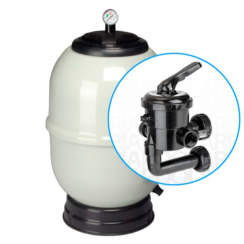 Filtro aster alt rendim. - ø 750 + valv 1 1/2'' automatica