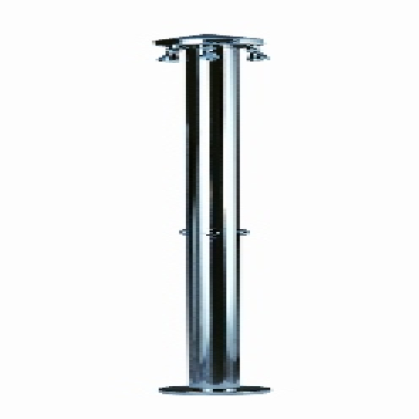 Ducha piscina pública con 3 rociadores y 3 pulsadores temporizad