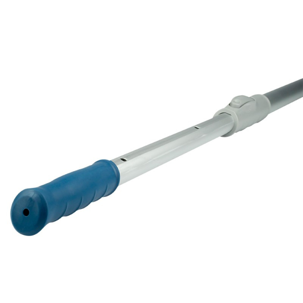 Mango aluminio fácil regulación 1,8+1,8m (palomilla) blue line