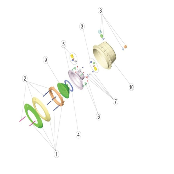 Fondo foco proyector