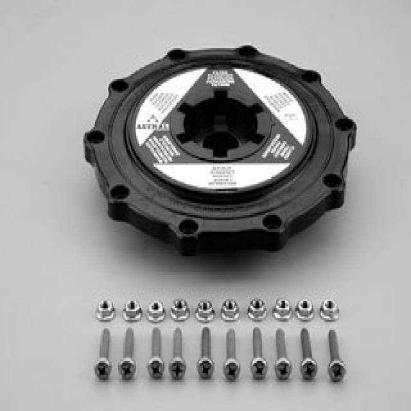 Tapa con caratula negra 2''