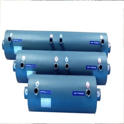 Intercambiador de calor tubular agua-agua inox-titanio 105 kw