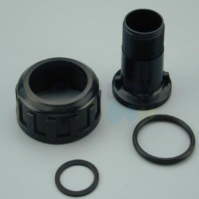 Enlace recto negro 1 1/2' nuevo