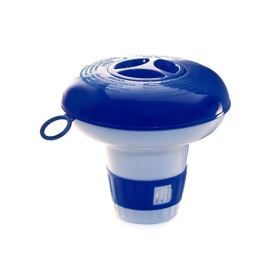 Dosificador oval flotante para cloro (20 g). serie basic line