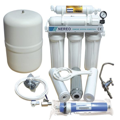 Osmosis doméstica sin bomba y flushing manual. nereo