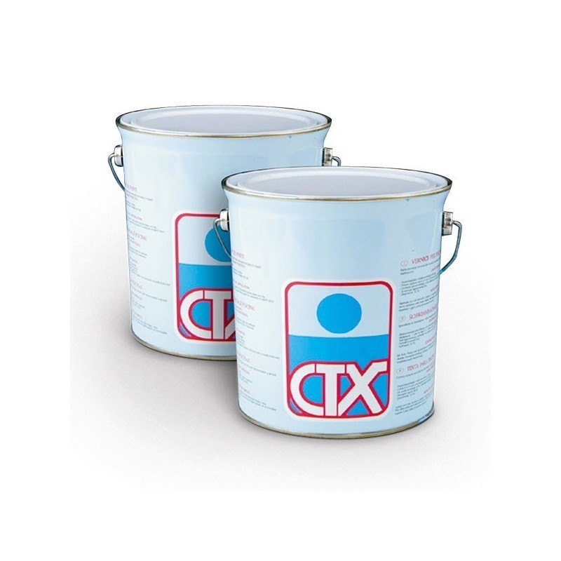 Pintura azul piscina clorocaucho. 4 litros