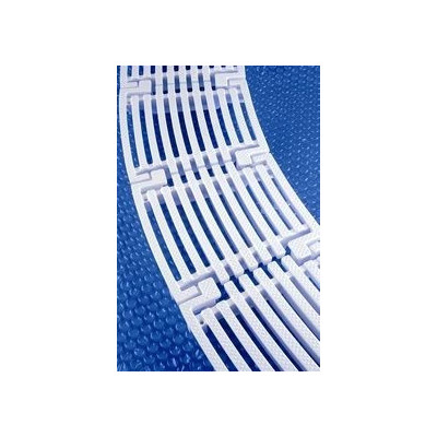 Placa rej. long. curva r.1m 24mm 345mm