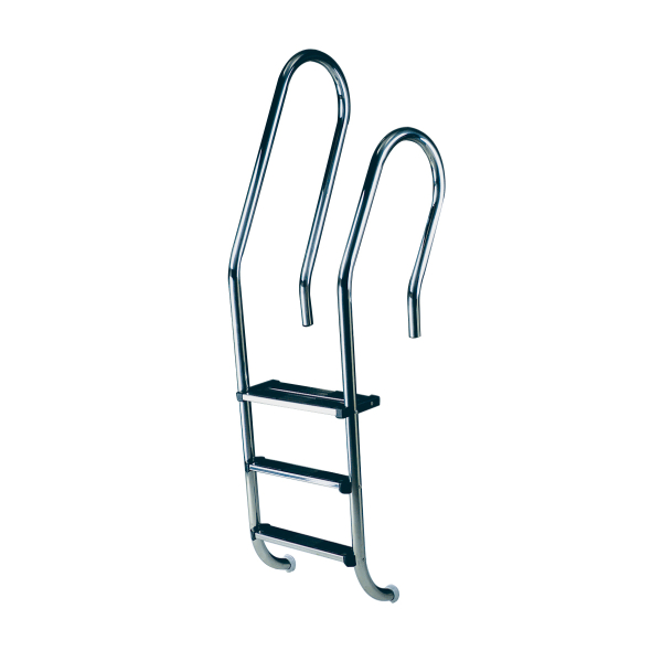 Escalera mixta aisi316 peldaños 4 luxe+1 doble seguridad