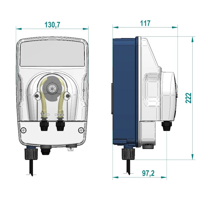 Bomba de pH EPOOL 1.5 l/h para piscinas