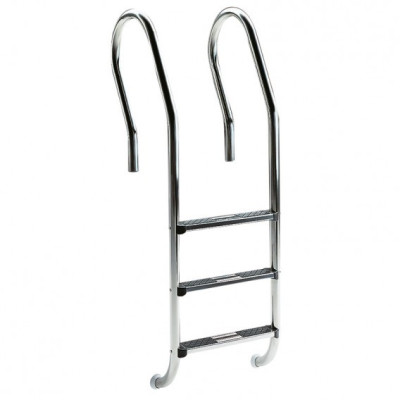 Escalera ''mixto'' 4 peld.  aisi304 peldaño ''standard''