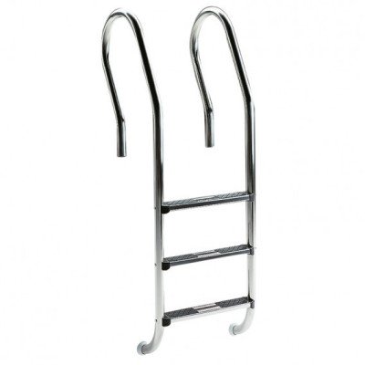 Escalera ''mixto'' 2 peld.  aisi304 peldaño ''standard''