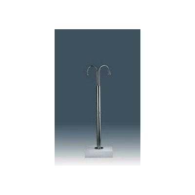 Ducha publica con 2 rociadores y 2 pulsadores temporizados