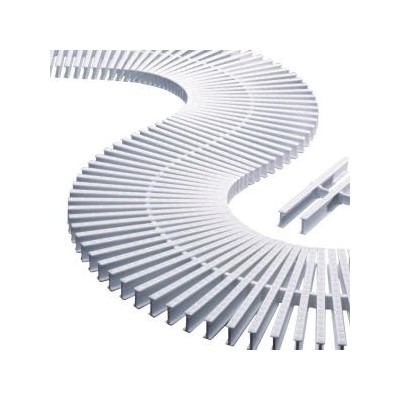 Rejilla  transversal para curvas alto 22 mm 245 mm