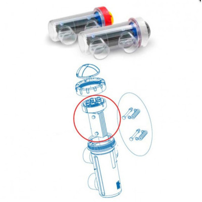 Recambio clorador Idegis Electrodo Tecno 2012/Tecno 2. DT-30