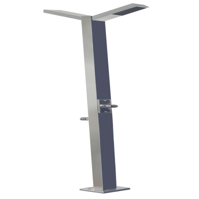 Ducha con temporizador 2 rociador y 2 pulsadores