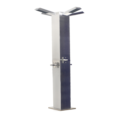 Ducha temporizada con 4 rociadores