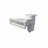 Skimmer norm para piscinas prefabricadas con insertos color blan