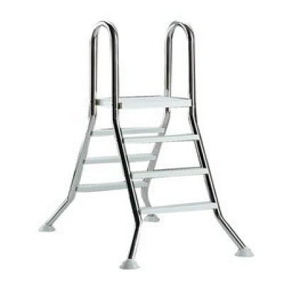 Escalera modelo piscina elevada inox alt pisc 1 m