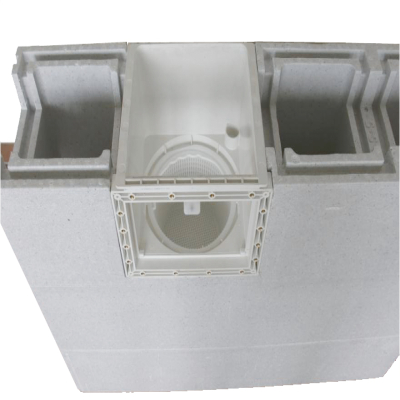 Skimmer sps 250, 17 l piscina prefabricada con insertos encolar