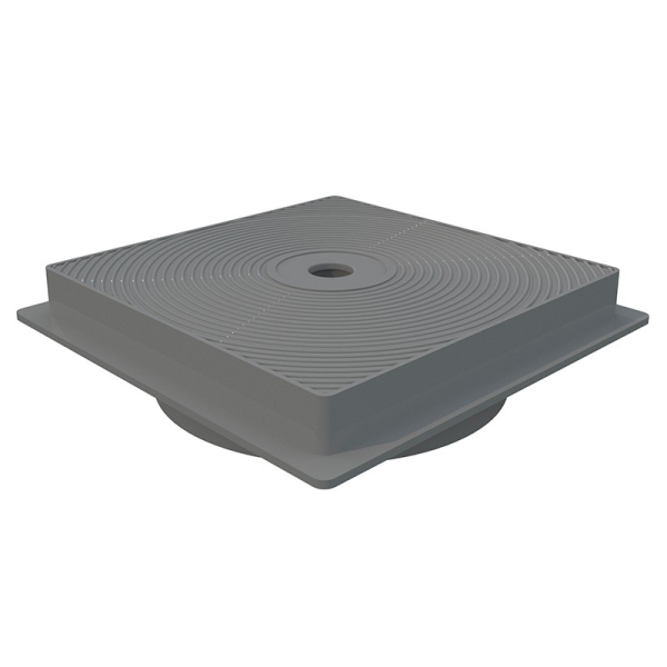 Tapa skimmer 15l circular marco cuadrado color gris claro