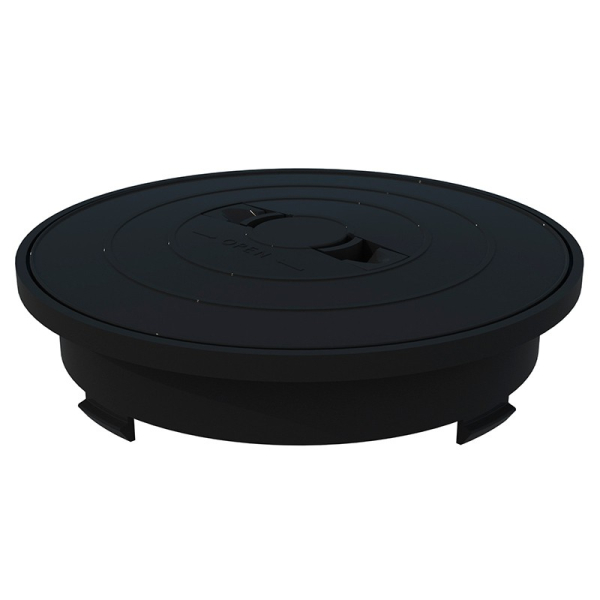 Tapa skimmer 17,5l circular marco circular color gris antracita